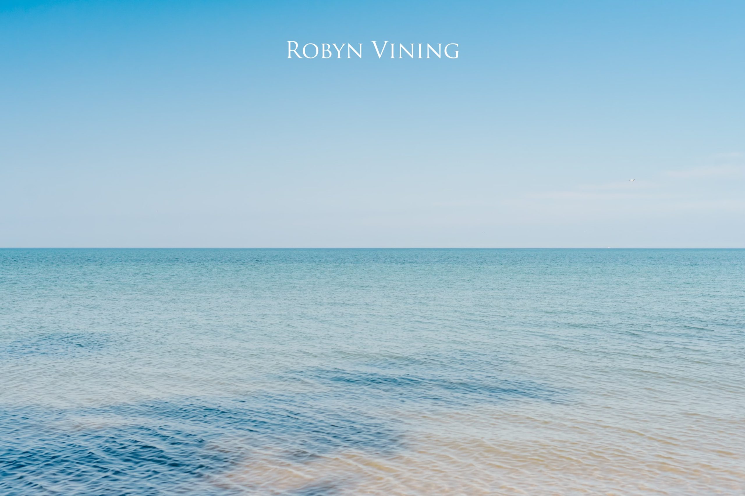 picture taken by Robyn Vining of a body of water and clear sky